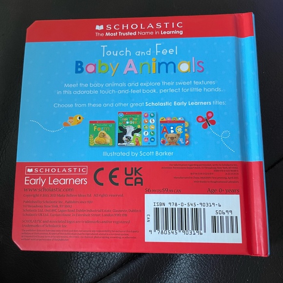 Baby Animals Touch & Feel Book - Picture 2 of 2